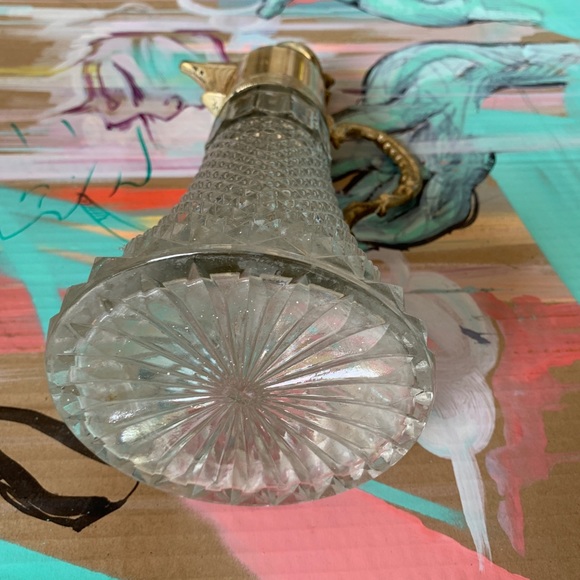 VINTAGE ITALIAN crystal liquid pitcher decanter - Picture 4 of 8